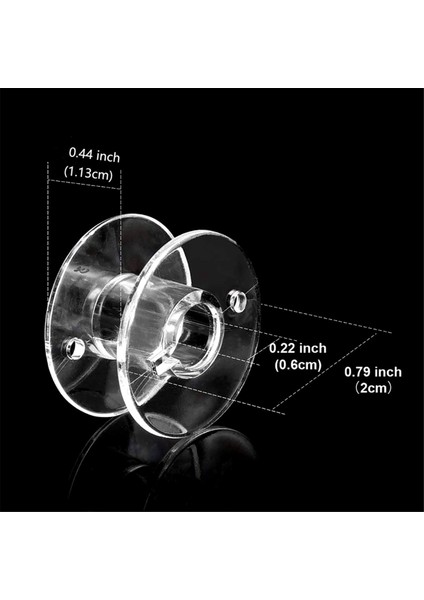 25PCS Dikiş Makinesi Bobbin, Evrensel Dikiş Bobinleri Plastik Dikiş Makinesi Bobbin Depolama Kutusu (Yurt Dışından) indirimleri