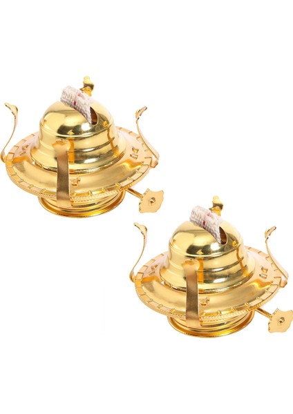 2pcs Yağ Lambası Brülörü Lambalar Için Yağ Lambası Yedek Yağ Lambaları Parçaları Azaltma Yakalı ve Pamuk Lamba Fitil (Yurt Dışından)