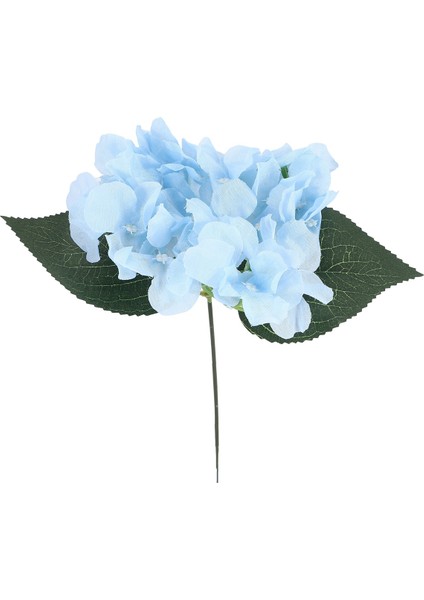 Açık Mavi Ortanca Ipek Çiçekler Kafaları Paketi 20 Tam Ortanca Çiçekleri Düğün Sapları ile Yapay (Yurt Dışından)