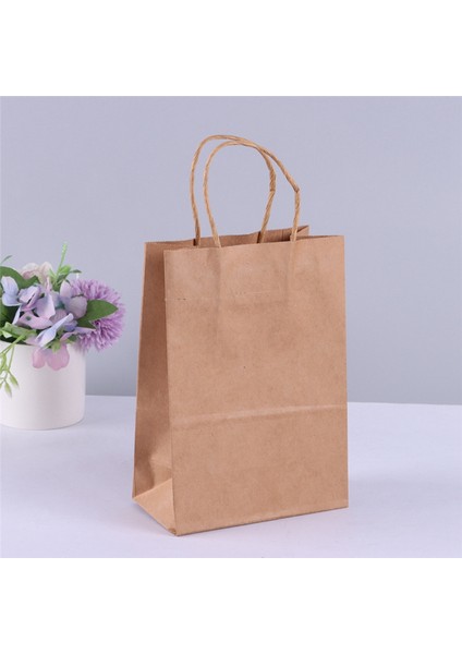 24 Adet Tutamaklı Kağıt Hediye Çantaları 12 Çeşitli Gökkuşağı Renkleri Parti Çantaları Kraft Kağıt Torbaları Düğün Için Brithday Partileri (Yurt Dışından) fırsatları