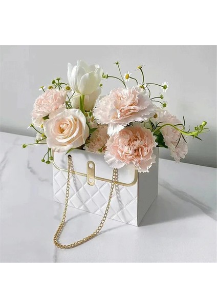 16PCS Çiçek Kutusu Gül Ambalaj Kutusu Sevgililer Günü Doğum Günü Partisi Hediyeler Kağıt Torba Hediye Kutusu, A (Yurt Dışından) fırsatları