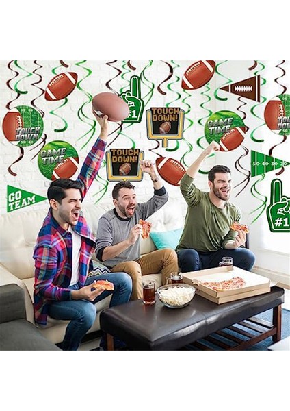 30 Adet Futbol Doğum Günü Partisi Futbol Futbol Gameday Parti Malzemeleri Için Futbol Partisi Süslemeleri (Yurt Dışından) fırsatları