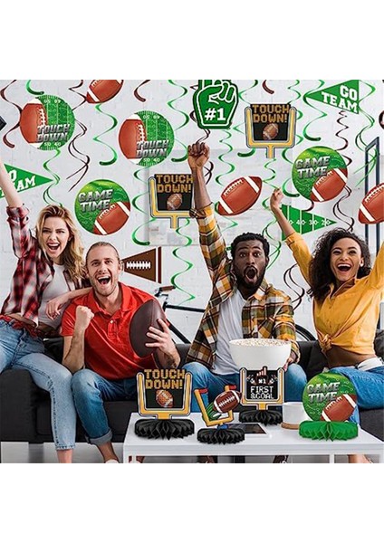 30 Adet Futbol Doğum Günü Partisi Futbol Futbol Gameday Parti Malzemeleri Için Futbol Partisi Süslemeleri (Yurt Dışından) indirimleri