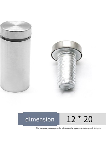 Reklam Tırnakları Sabit Dekoratif Tırnaklar Fotoğraf Çerçevesi Vida Desteği Reklam Tırnakları 12X20 (Fırçalanmış) (Yurt Dışından) indirimleri