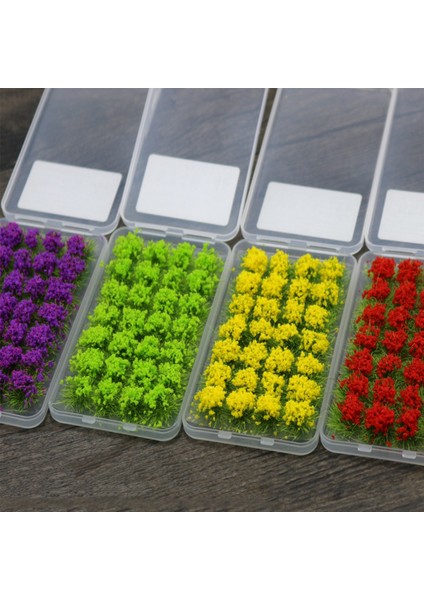 28PCS Model Sahnesi Arazi Üretim Simülasyonu Çiçek Kümesi Vahşi Çiçek Dıy Minyatür Bahçe Dekor Model Peyzaj F (Yurt Dışından) modelleri