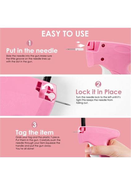 Giysi Dikiş Aletleri - Elle Tutulan Sabitleme Kiti - 6 Iğne, 1000 Siyah Bağlantı Elemanı ve 1000 Beyaz Bağlantı Elemanı Içerir (Yurt Dışından) fırsatları