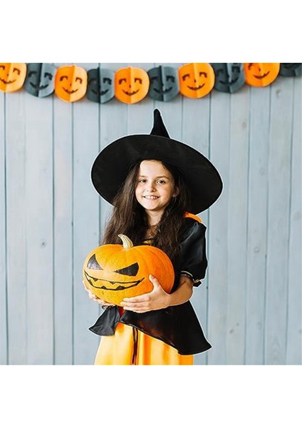 10 Adet Cadılar Bayramı Kostümü Siyah Cadı Şapkası Cadılar Bayramı Partisi Dekorasyon Aksesuarları Cosplay Sihirbaz Şapkası Dekorasyonu (Yurt Dışından) indirimleri