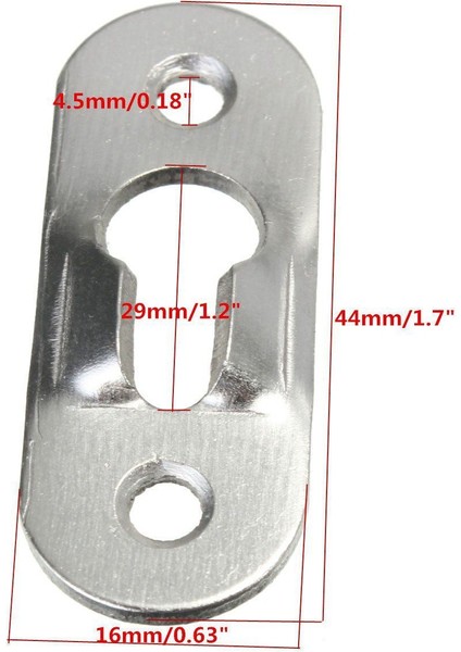 20 Adet 44MM Metal Anahtar Deliği Askısı Bağlantı Elemanları Resim Fotoğraf Boyama Bağlantı Elemanları (Yurt Dışından) fiyatları