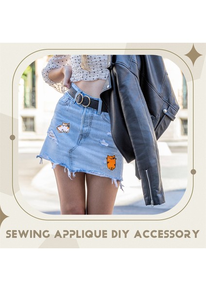 Yamalar Üzerinde Işlemeli Demir, 15PCS Kot Ceketler Için Canlı Sevimli Kedi Nakış Yamaları Dikiş Aplike Diy Aksesuar (Yurt Dışından) indirimleri