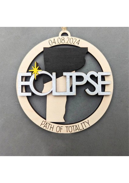 Ahşap 2024 Güneş Tutulma Hediyelikleri, 2024 Solar Eclipse Parti Dekorasyonları Malzemeleri, Solar Eclipse Kutsakları C (Yurt Dışından) fiyatları