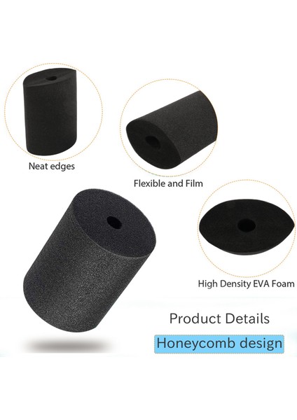 4pcs Cup Turner Köpük Siyah Kupa Turner Köpük Kupa Tumbler Sabitleme Turner Köpük Bulunma Spinner Köpük Kupa Turner SÜNGER10-40 Oz (Yurt Dışından) indirimleri