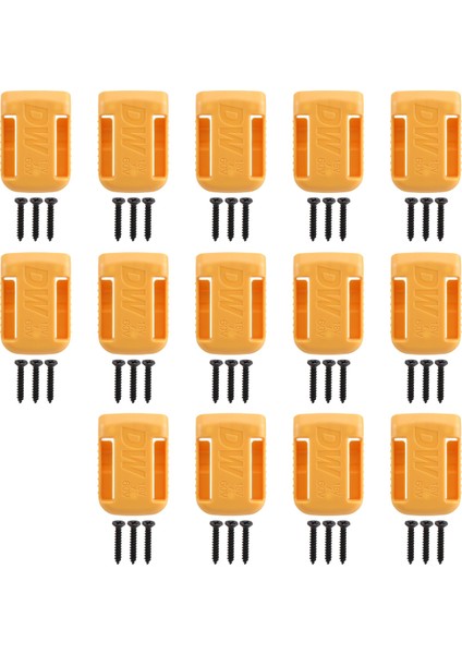 Dewalt 20V Montaj Dock Için 14 Paket Pil Tutucular 20V 60V Maks Sarı (Pil Yok) (Yurt Dışından)