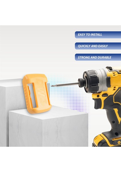 Dewalt 20V Montaj Dock Için 14 Paket Pil Tutucular 20V 60V Maks Sarı (Pil Yok) (Yurt Dışından) fiyatları