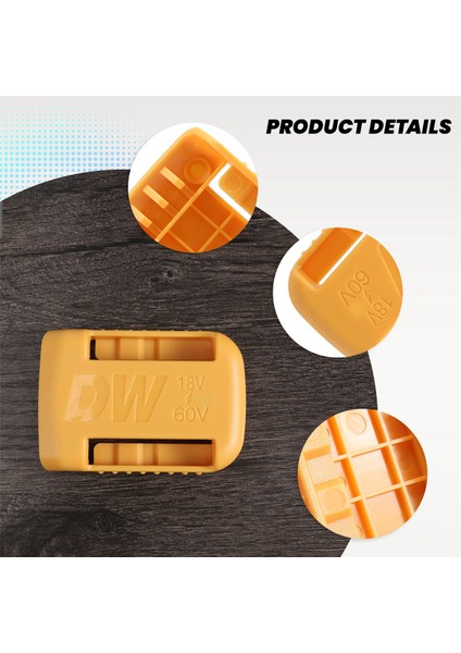 Dewalt 20V Montaj Dock Için 14 Paket Pil Tutucular 20V 60V Maks Sarı (Pil Yok) (Yurt Dışından) indirimleri
