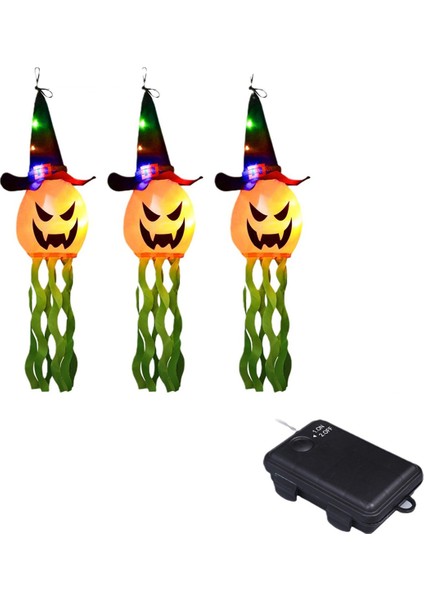 3pcs Cadılar Bayramı Dekorasyonları Açık Cadılar Bayramı Dekor Asılı Açık Ip Işıkları Parlayan Balkabağı Cadı Şapkası Cadılar Bayramı (Yurt Dışından) indirimleri