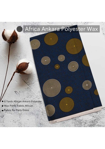 6 Metre Afrika Ankara Polyester Balmumu Baskılar Kumaş Parti Elbisesi Için Afrika Kumaş (Yurt Dışından) modelleri