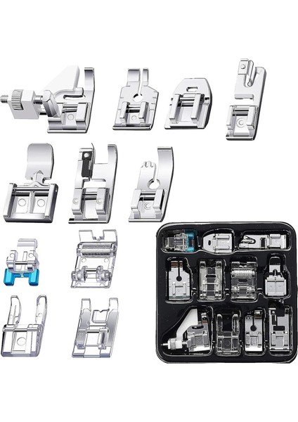 11PCS Baskı Ayak Seti, Zig Zag, Düz Dikiş Ayağı, Silindir Ayak, Dikiş Makinesi Ayak Preser Ayakları Seti (Yurt Dışından) fiyatları