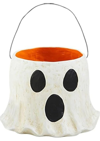 Hayalet Kova Dekoru, Hayalet Ekici Pot, Hayalet Kova Vazısı, Cadılar Bayramı Hayalet Kovası, El Yapımı Cadılar Bayramı Kepçeleri 20CM (Yurt Dışından)