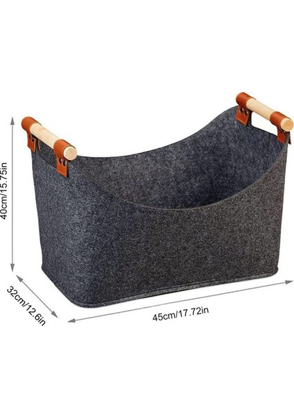 Katlanabilir Ahşap Sepet Büyük Kapasite 57 L Ateşli Ahşap Taşıyıcı Tutucu Torba Yakacak Odun Için Ahşap Gazete Kıyafetleri (Yurt Dışından) modelleri