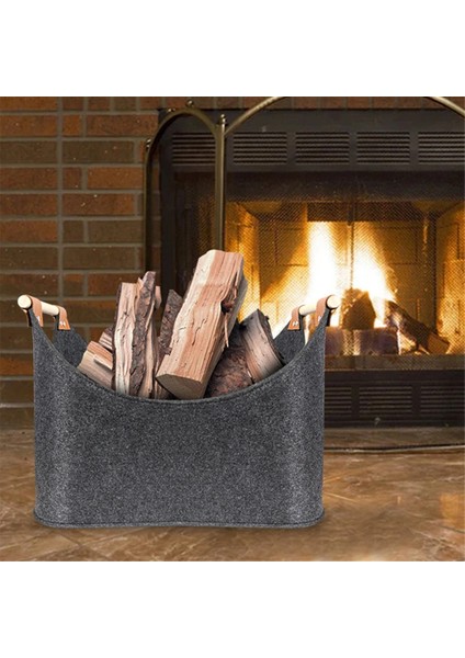 Katlanabilir Ahşap Sepet Büyük Kapasite 57 L Ateşli Ahşap Taşıyıcı Tutucu Torba Yakacak Odun Için Ahşap Gazete Kıyafetleri (Yurt Dışından) fırsatları