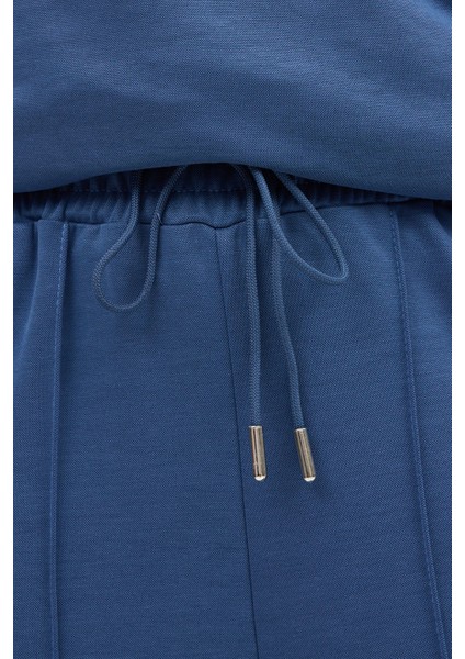 İndigo Cepli Kapüşonlu Tunik Pantolon Takımı 8105A indirimleri