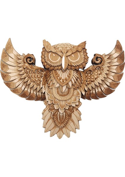 Ahşap Baykuş Ahşap Hayvan Duvar Askısı Ev Dekorasyonları Ahşap Duvar Dekor Süsleme Rustik Baykuş Duvar Dekor (Yurt Dışından)