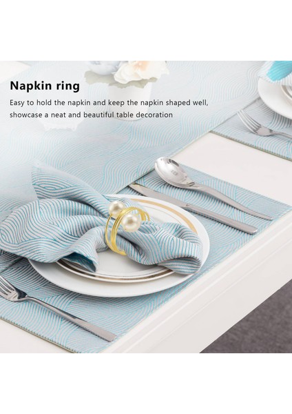 12 Adet Çift Sepçe Peçete Halkaları, Peçete Tutucuları, Düğün Için Serviette Tokası, Festivaller, Ziyafet (Yurt Dışından) fırsatları