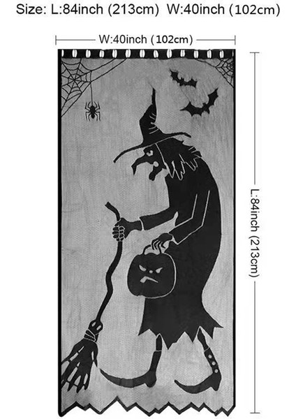 Atmosfer Cadılar Bayramı Tek Kullanımlık Dekorasyonunu Artırmak Için Cadı Kapısı Perdesi Kurulumu Kolay (Yurt Dışından) modelleri