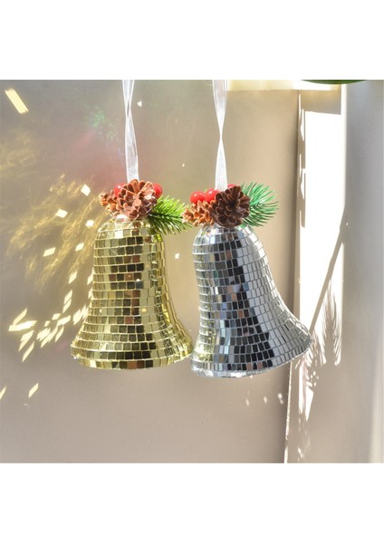 Bell Noel Bells Kolye Noel Zanaat Noel Ağacı Asılı Çan Ağaç Ağaç Dekor Yeni Yıl Hediyeler Altın (Yurt Dışından) fiyatları