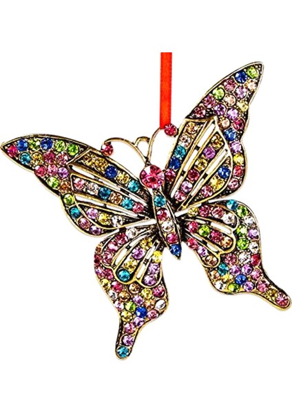 Kelebek Süsleme Kelebek Asma Süs Kelebek Dekorasyonları Kelebek Keep Süsleri Ağaç Süsleri B (Yurt Dışından)