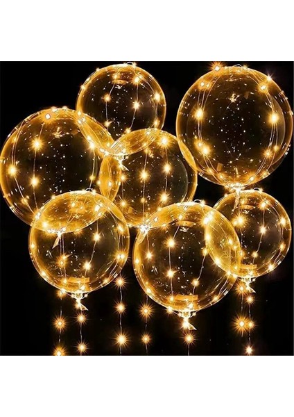 LED Balonlar Temiz Bobo Balonlar Glow Bubble Balonlar Işıklar Noel Sevgililer Günü Düğün Doğum Dekoru, G (Yurt Dışından) fırsatları