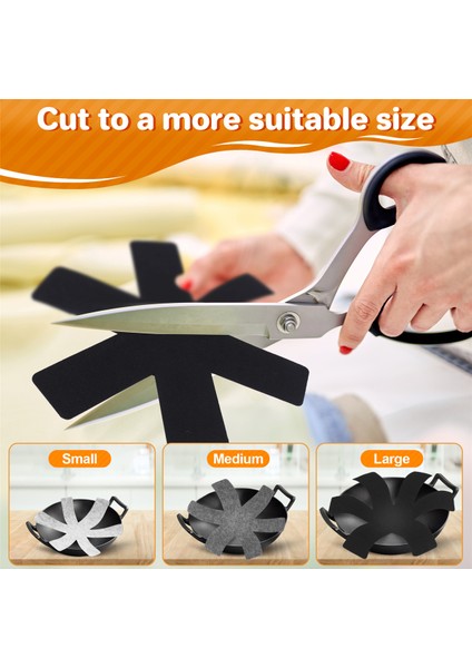 Pot ve Pan Koruyucular, 18 Set, Istifleme Için Pan Koruyucuları, Pot Kesen Pedleri, 3 Farklı Boyut ve Renk (Yurt Dışından) indirimleri