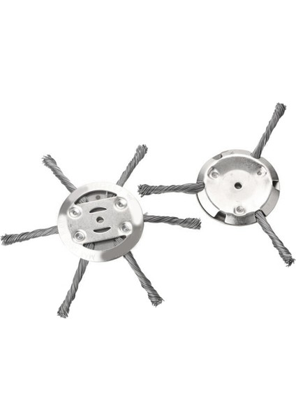 3/6 Kafa Çelik Tel Çim Döşeme Kafası Çim Biçme Makinesi Çim Fırçası Kesici Toz Çıkarma Bahçe Aracı Için Ayıklama Plakası Salıncak (Yurt Dışından)