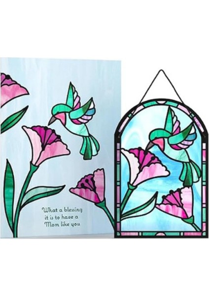 Senin Gibi Bir Anneye Sahip Olmak Için Kırmızı Nimet Kuş Suncatcher Kartı (Yurt Dışından) indirimleri