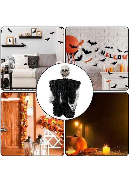 Cadılar Bayramı Asma Kafatası Hayalet Açık Hayalet Dekor Kafatası Hayalet Dekor Grim Reapers Dekor Beyaz Hayalet Su Geçirmez Küçük (Yurt Dışından) indirimleri