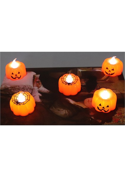Cadılar Bayramı Mum Işık LED Candlestick Işık Dekorasyon Props Cadılar Bayramı Partisi Ders Palkopu Mum Işık Ev Dekorasyon (Yurt Dışından) fiyatları