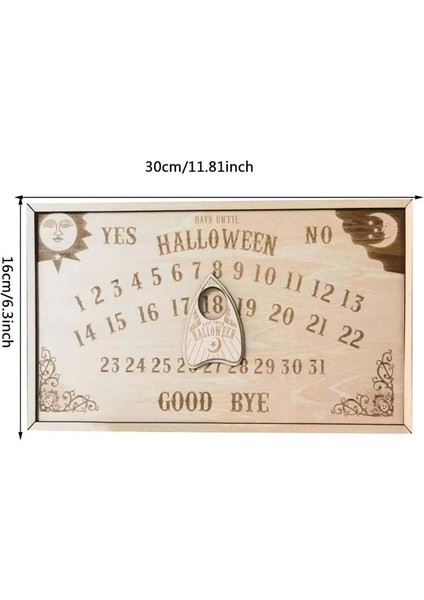 Manyetik Ahşap Uzay Gemisi Bloğu ile Geri Sayım Cadılar Bayramı Takvimi, Cadılar Bayramı Takvimi Ahşap Hareketli (Yurt Dışından) fiyatları