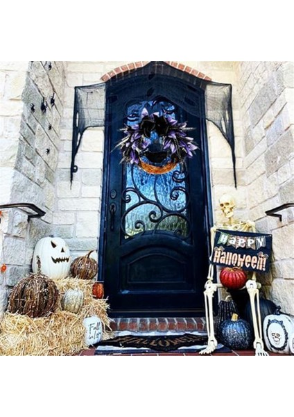 Cadılar Bayramı Için Çelenk, Cadılar Bayramı Dekoraion Için Boya Kravatlı Cadılar Bayramı Karga Çelenk Yapay Asma Çelenk (Yurt Dışından) indirimleri