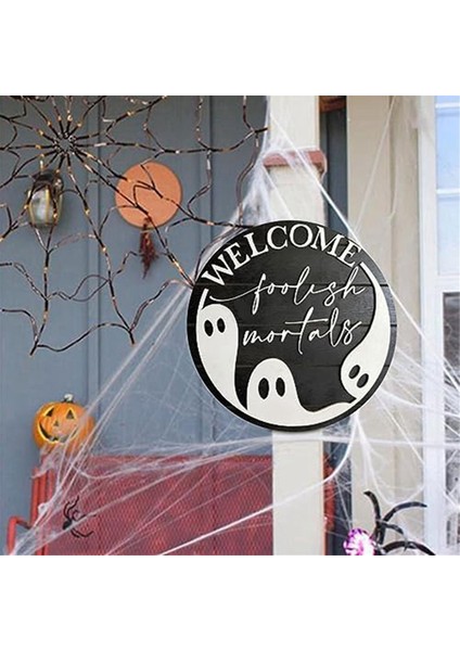 Cadılar Bayramı Çelenk Çelenk Çelenkler Dekor Cadılar Bayramı Çelenk Ön Kapı Dekor Cadılar Bayramı Top Çelenk (Yurt Dışından) fırsatları