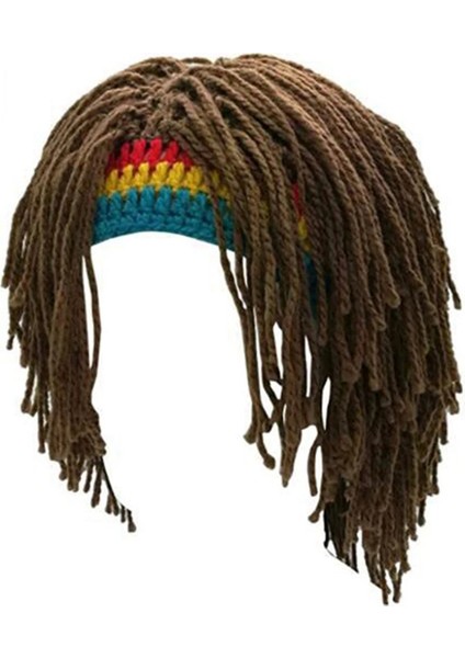 B Wıg Beanie Erkekler Hip Hop Kapakları El Yapımı Taş Kış Kış Sıcak Şapka Gorro Cadılar Bayramı Noel Günü Hediyeleri Komik Parti Peruk (Yurt Dışından) indirimleri