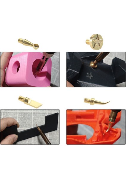 Lehimleme Demir Uçları Isı Yerleştirme Uçları Kiti Değiştirilebilir Lehimleme Kaynak Demir Uçlar Kiti 3D Yazıcı Flimanet Parçaları (Yurt Dışından) indirimleri