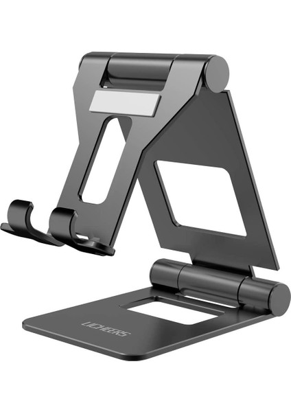 Licheers Ayarlanabilir Tablet Standı, Evrensel Tablet Tutucu, Taşınabilir Cep Telefonu Standı, 4-13 Inç Cihazlar Için (Siyah) (Yurt Dışından)