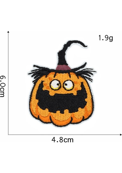 Cadılar Bayramı Cadı Yarasa Nakış Yaması Korku Perili Ev Kıyafetleri Dekorasyon Parçaları Cadılar Bayramı Dekorasyon (Yurt Dışından) fiyatları