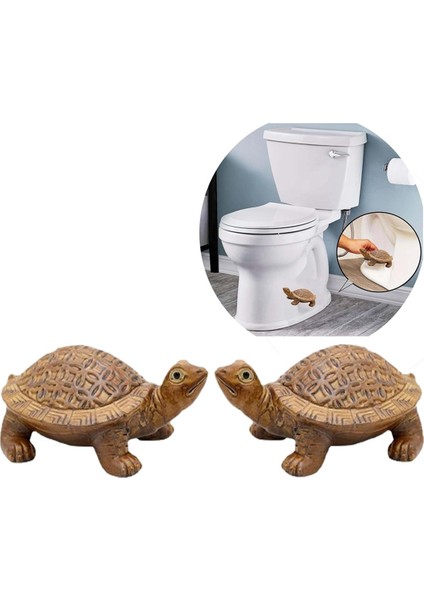 Tuvalet Cıvatası Kapakları, Restıngıolet Cıvate Sevimli Banyo Dekoru, Kolay Kurulum Tuvalet Yedek Parçaları Kahverengi 1 Pcs (Yurt Dışından)