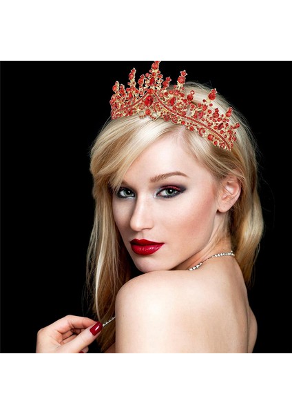 Doğum Günü Tiara Crown ve Sash Kadınlar Için Doğum Günü Partisi Süslemeleri Kızlar Için Hediye Kristal Baş Bandı Saç Aksesuarları C (Yurt Dışından) modelleri