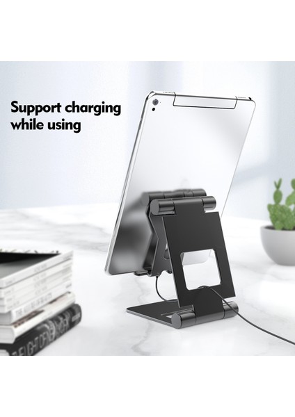 Licheers Ayarlanabilir Tablet Standı, Evrensel Tablet Tutucu, Taşınabilir Cep Telefonu Standı, 4-13 Inç Cihazlar Için (Siyah) (Yurt Dışından) modelleri