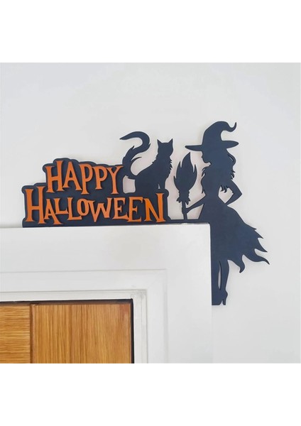 Cadılar Bayramı Kapı Çerçevesi Dekorasyonu, Cadılar Bayramı Kapı Köşesi Işareti, Kapı Çerçevesi Dekorasyon Heykeli, A4 (Yurt Dışından) fırsatları