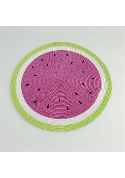 Yuvarlak Placemats Meyve Desen Masa Paspasları Kaymaz Yıkanabilir Mutfak Masa Yemeği Barbekü Şükran Günü (Yurt Dışından) fiyatları