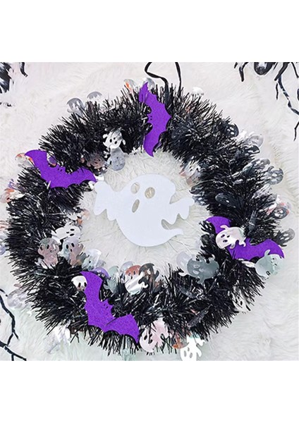 Ön Kapı Örümcek Kalesi Için Cadılar Bayramı Çelenkleri Hayalet Cadılar Bayramı Ön Kapı Çelenk Gotik Ürpertici Çelenk Cadılar Bayramı A (Yurt Dışından) fiyatları