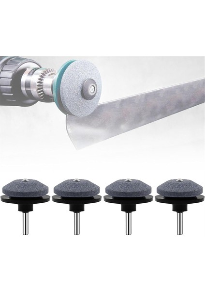 4pcs Çim Biçme Makinesi Donuk Bıçağı Bileme, Çim Biçme Makinesi Bıçağı Keskinleştirme Aracı, Çim Biçme Makineleri Için Evrensel Bıçak Keskinleştiricileri, Siyah (Yurt Dışından) indirimleri